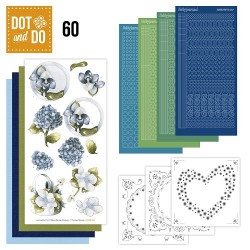 Dot and Do 060 - Blauwe bloemen