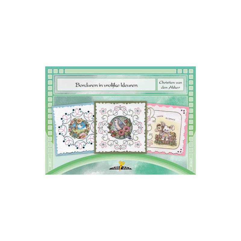 Hobbydols 186 - Borduren in vrolijke kleuren