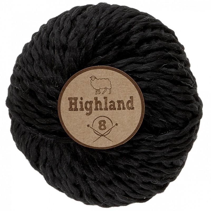 Highland 08 - 001 Zwart