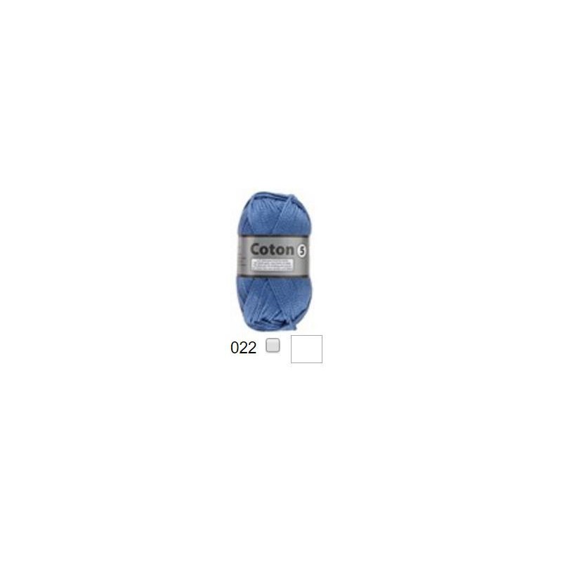 Coton 5 - 022 Blauw