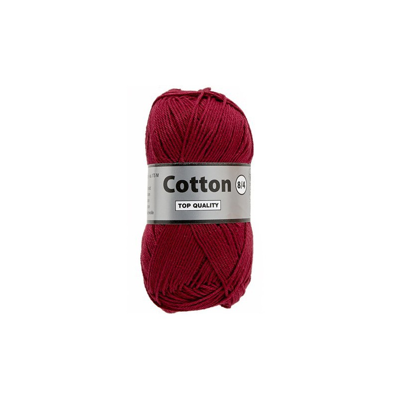 Coton 8/4 - 848 Donker Rood