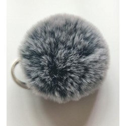 8 cm PomPom - 015 Donker Grijs