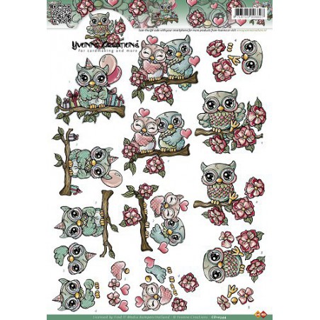 3D Knipvel - Yvonne Creations - Uiltjes