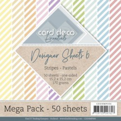 Designer Sheets Mega Pack 6 - Stripes - Pastels