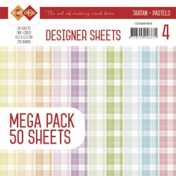 Designer Sheets Mega Pack 4 - Tartan - Pastels