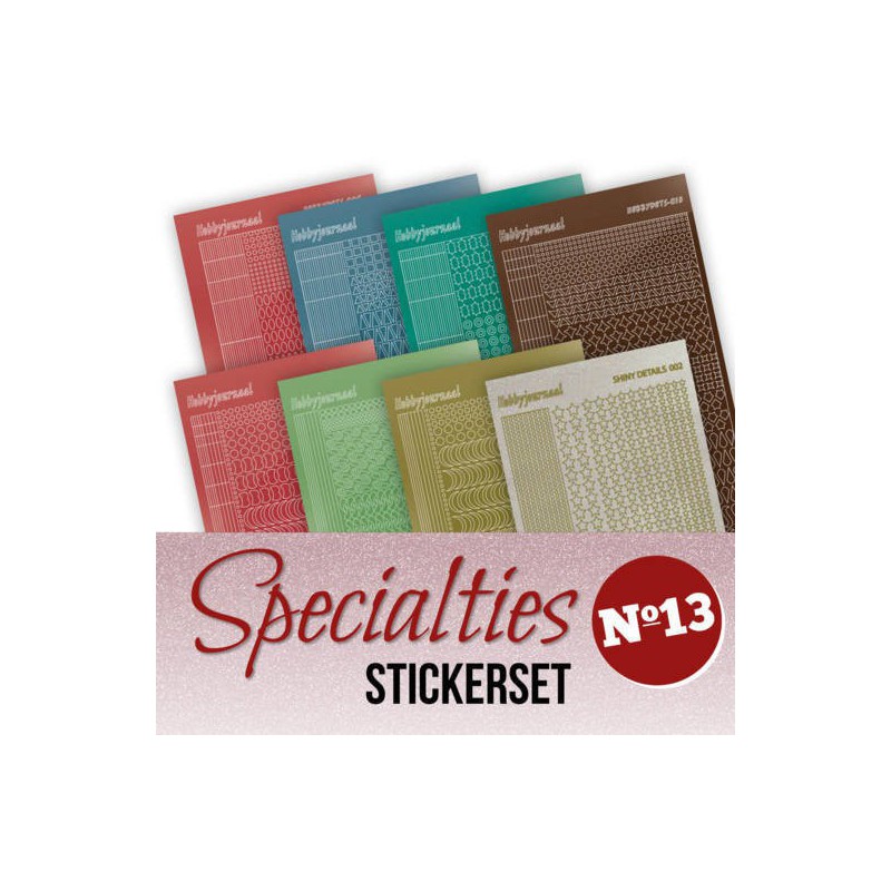 Speciallies 13 Stickerset