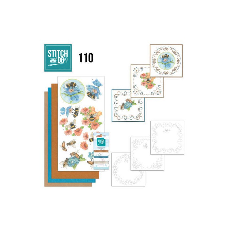 Stitch and Do 110 - Bees and Flowers