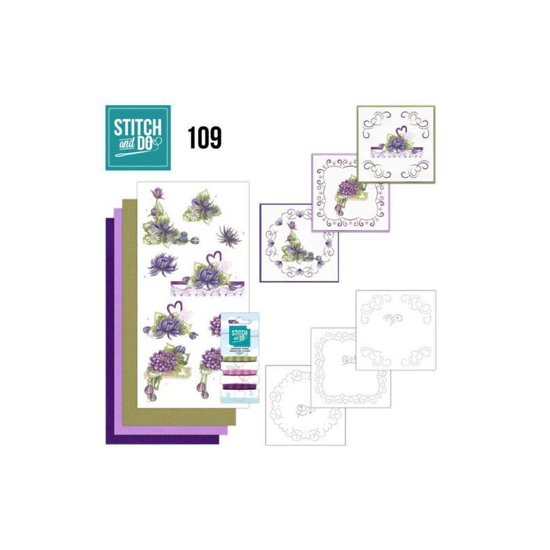 Stitch and Do 109 - Summer Dahlia's