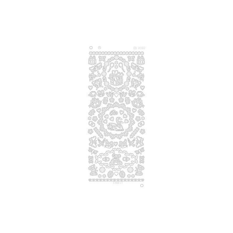 Various ornaments Platinum - Goud