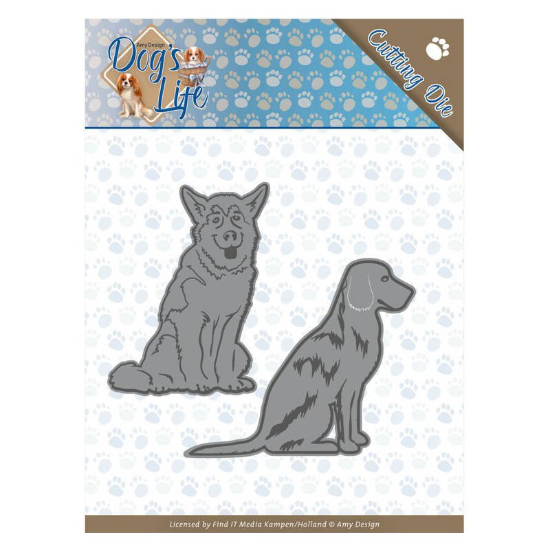 Dies - Amy Design - Dogs - Sitting Dogs