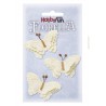 FLORELLA - Vlinders creme, 6 cm