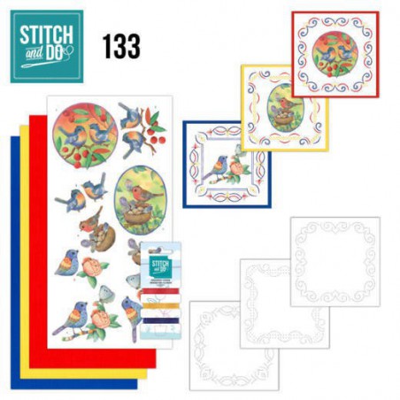 Stitch and Do 133 -  Jeanine's Art - Blue Birds