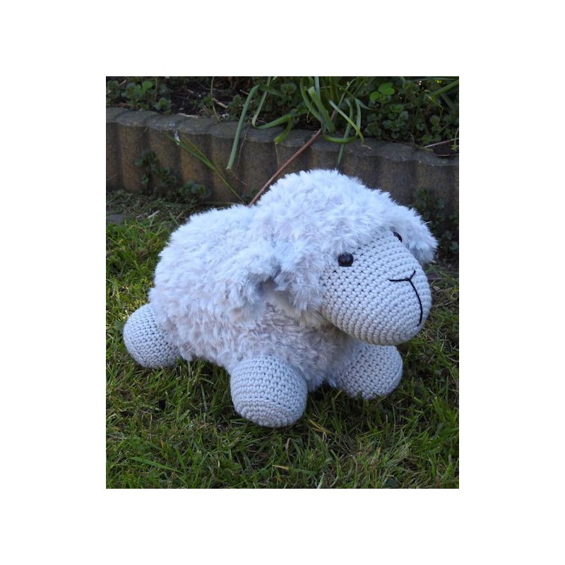 Haakpakket Funny Furry Sheep Soft grijs