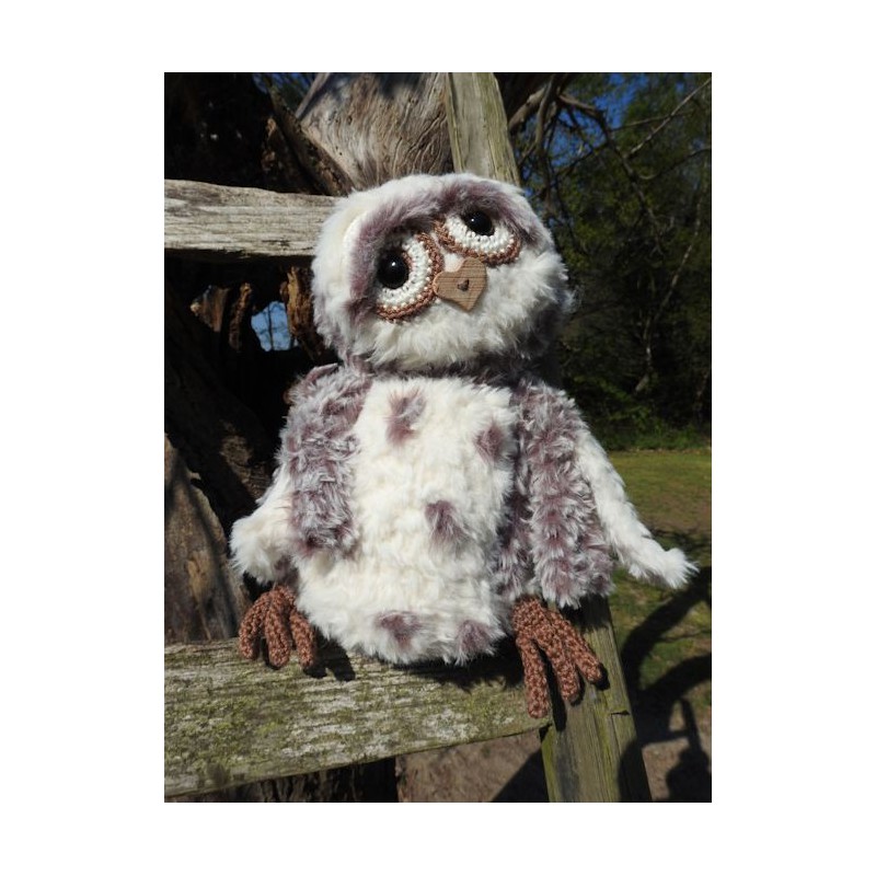 Haakpakket Funny Furry Owl Soft donkerbruin