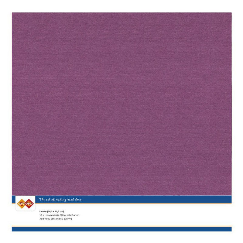 Linen Cardstock - SC - Azalea Pink