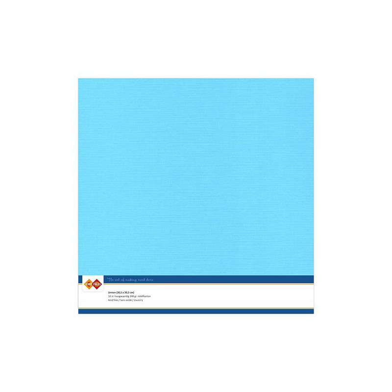 Hemelsblauw Linnenkarton