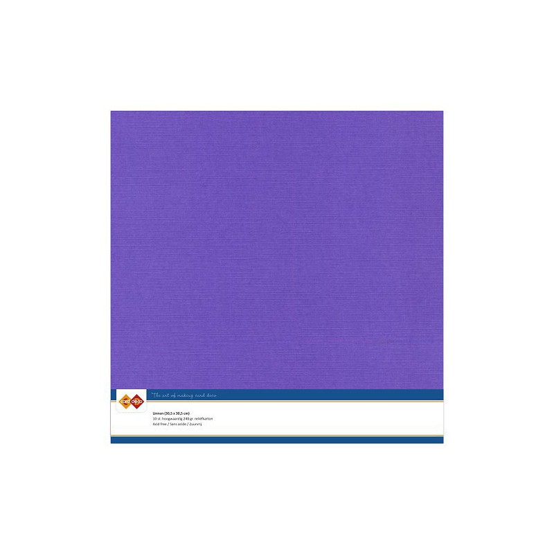 Linnenkarton -  Violet