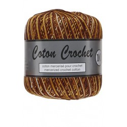 Coton Crochet No. 10 423 Bruin Geel Gemelleerd