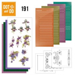 Dot and Do 191 - Purple Flowers Pretty Flowers with Precious Marieke