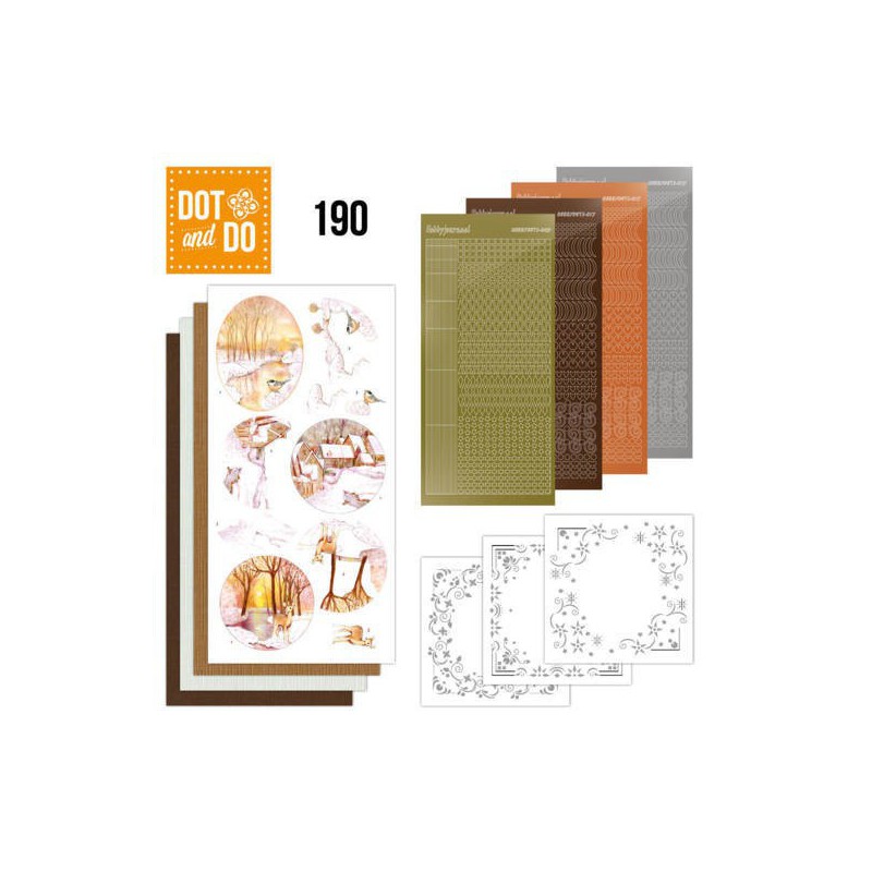 Dot and Do 190 - Yellow Forest by Jeanine's Art