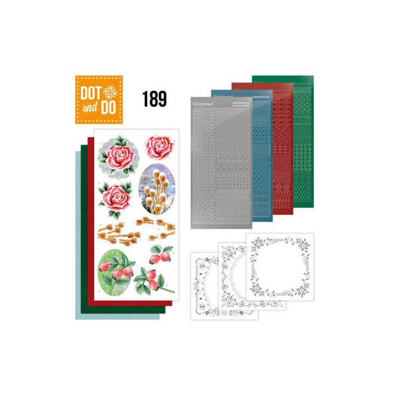 Dot and Do 189 - Winter Flowers by Jeanine's Art