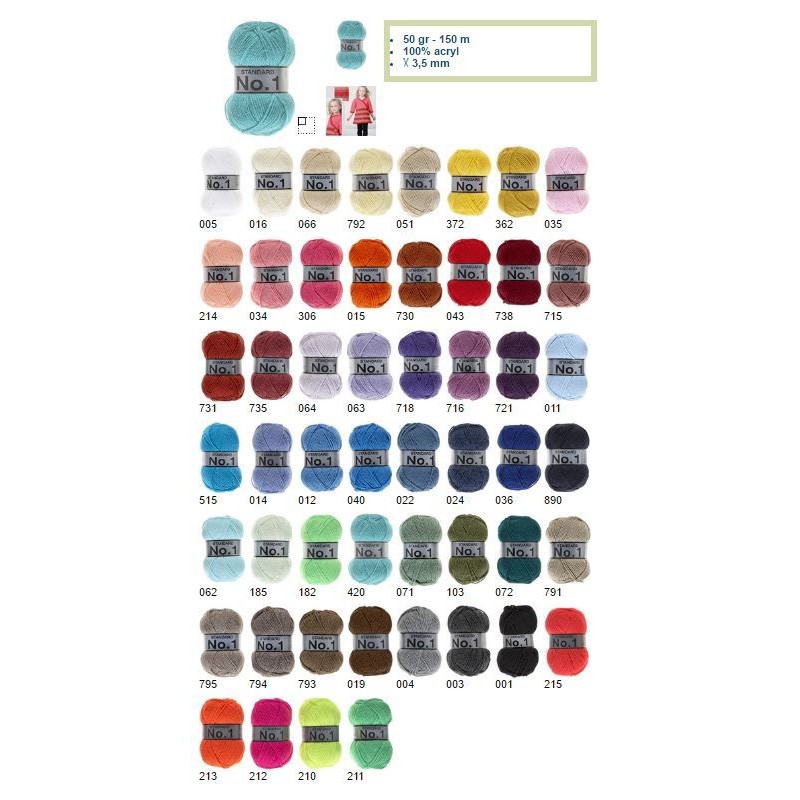 Lammy Yarns No 1 Standaard