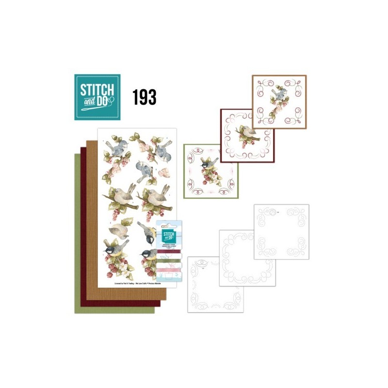 Stitch and Do 193 - Precious Marieke - Birds and Berries