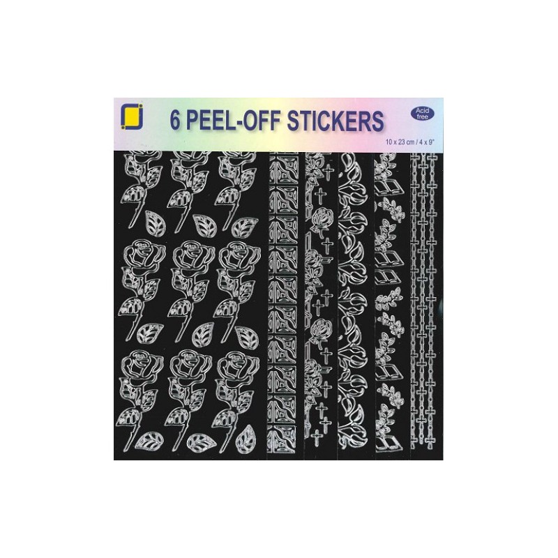 Condoleance 6-pack Peel-off Stickerset