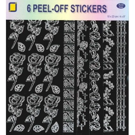 Condoleance 6-pack Peel-off Stickerset