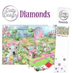 Dotty Designs Diamond Cards - Spring Animals