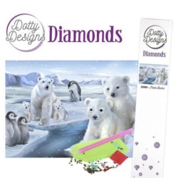 Dotty Designs Diamonds Cards - Polar Bears