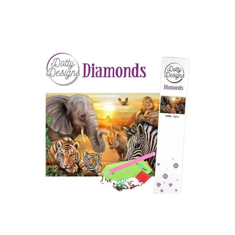 Dotty Designs Diamonds Cards - Safari