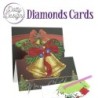 Dotty Designs Diamond Easel Card 150 - Christmas Bells