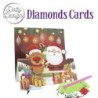 Dotty Designs Diamond Easel Card 146 - Santa with Deer