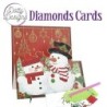 Dotty Designs Diamond Easel Card 143 - Two Snowmen