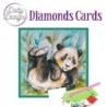 Dotty Designs Diamond Cards - Lazy Panda Bear