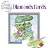 Dotty Designs Diamond Cards - Frogs with Umbrella