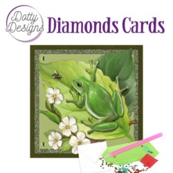 Dotty Designs Diamond Cards - Frog