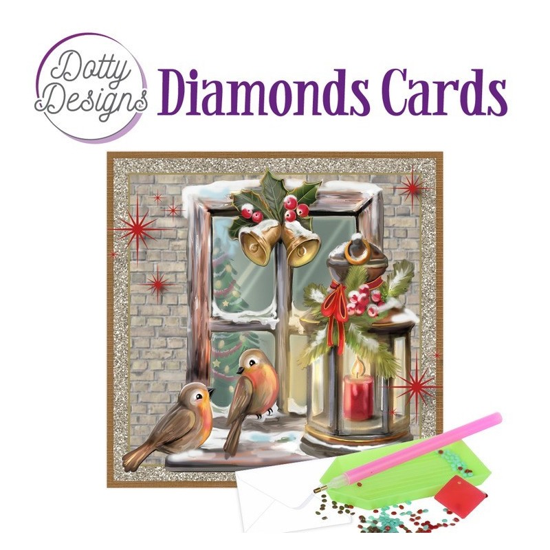 Dotty Designs Diamond Cards - Candle in the Window