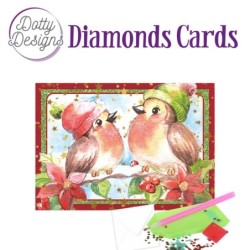 Dotty Designs Diamond Cards - Christmas Birds