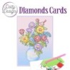 Dotty Designs Diamond Cards - Vase with flowers