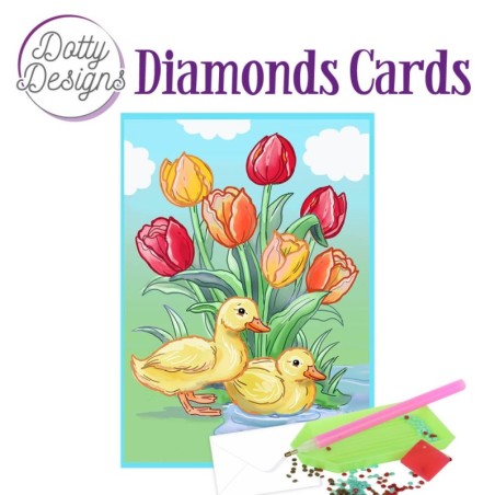 Dotty Designs Diamond Cards - Ducks