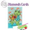 Dotty Designs Diamond Cards - Get Well Frog