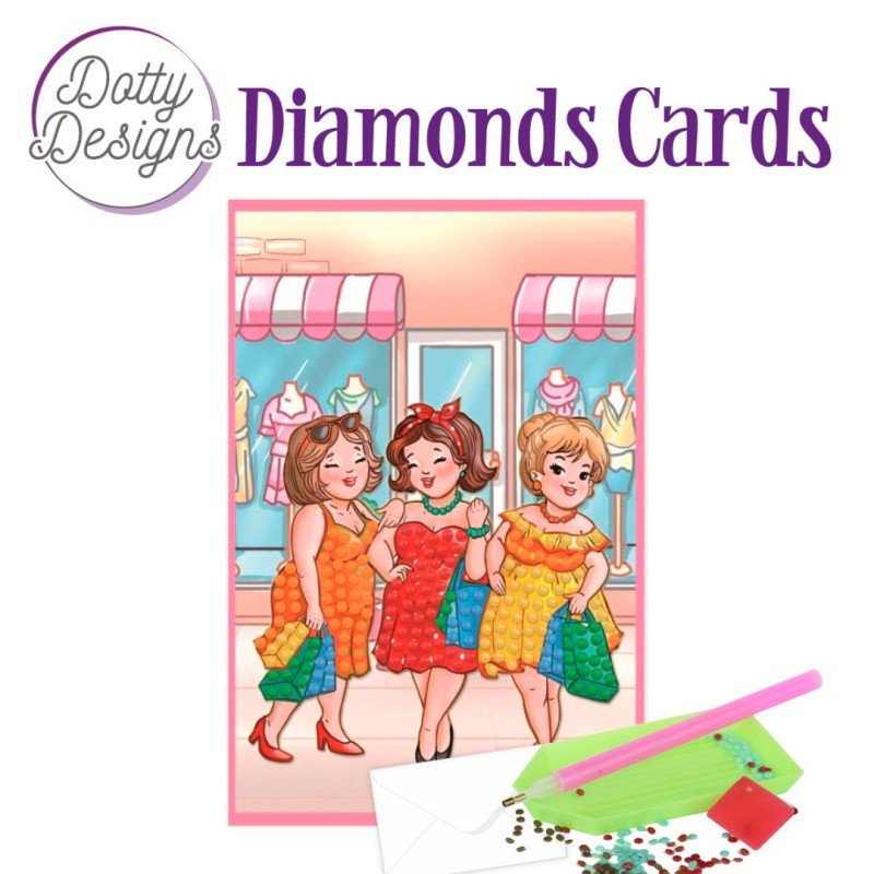 Dotty Designs Diamond Cards - Bubbly Girls Shopping