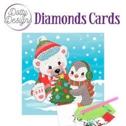 Dotty Designs Diamond Cards - Christmas Bear