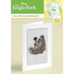 Disney Cross Stitch Card Making Kit The Jungle Book
