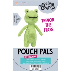 Knitty Critters Pouch Pals - Trevor The Frog