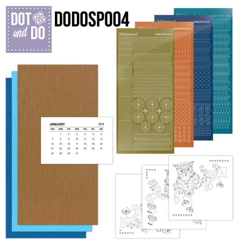 Dot and Do Special Calander set 4 - Owls