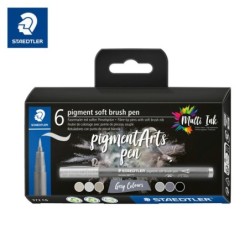 pigment Artsoft brush - kartonnen etui 6 st