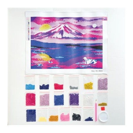 Diamond Art Kit - Mountain Scene